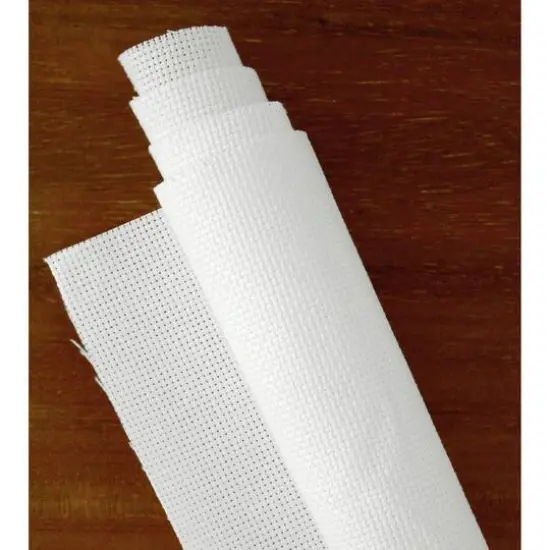 Essentials by Leisure Arts 14 Count Aida Cloth, 30" x 36" White {3}