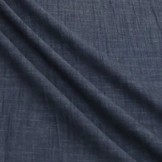 Fabric Merchants Chambray Solid Cotton Fabric Gray {1}