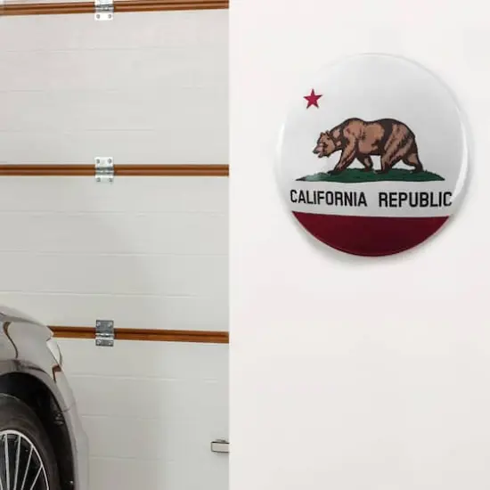 American Art Décor™ 15" California State Flag Dome Metal Sign {3}