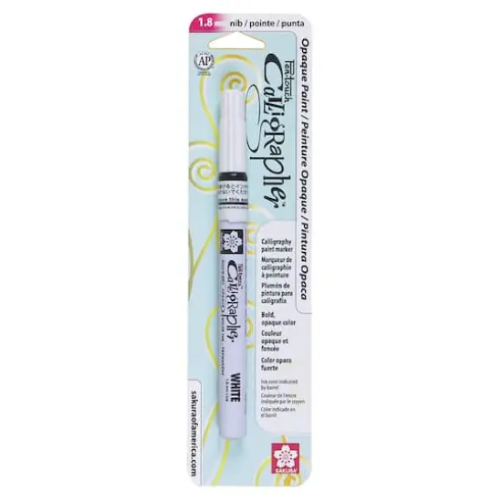 Sakura&reg; Pentouch Calligrapher&trade; Fine Point Paint Marker White {1}