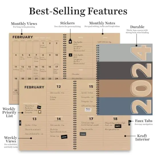 TF Publishing 2024 Basic Rows Large Planner {7}