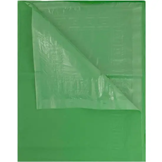 JAM Paper 108" Rectangular Plastic Lined Paper Table Cover Green {4}