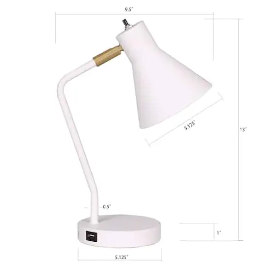 13" Desktop Lamp by Ashland&reg; White {5}