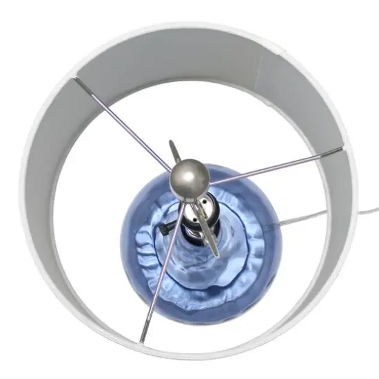 Lalia Home Classix Ceramic Droplet Table Lamp Dark Blue {8}