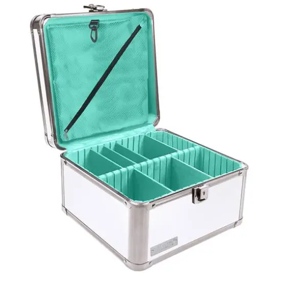 Vaultz White Square Divided Storage Box {3}