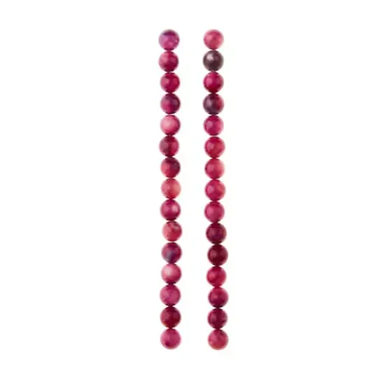 Amethyst Shell Round Beads, 8mm by Bead Landing&trade; {4}