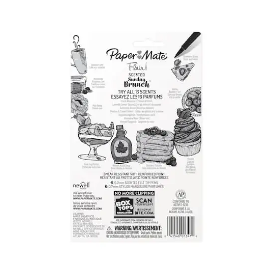 Paper Mate&reg; Flair!&reg; Scented Sunday Brunch&trade; Felt Tip Pen Set {9}