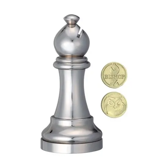 Hanayama Bishop Level 2 Cast Chess Puzzle {1}