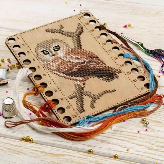 Wonderland Crafts Owl Numbered Embroidery Thread Organizer {3}