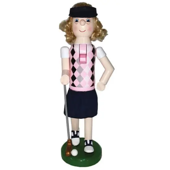 Santa's Workshop 14" Lady Golfer Nutcracker {1}