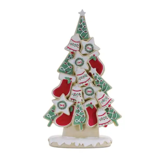 Frosted Christmas Cookie Pine Trees Set {3}