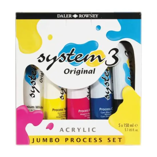 Daler-Rowney&reg; System 3 Original Acrylic Jumbo Process Set {1}