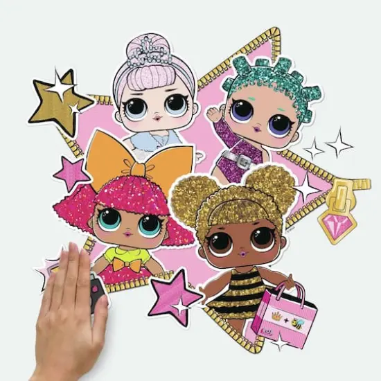 RoomMates Lol Surprise! Peel & Stick Giant Wall Decals {5}