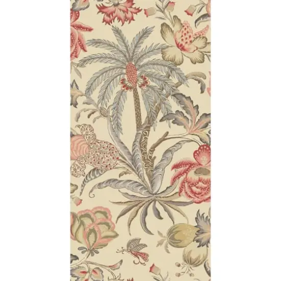 RoomMates Exotic Curiosity Peel & Stick Wallpaper Taupe and Pink {1}