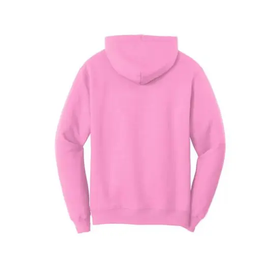 Port & Company&reg; Brights Core Fleece Pullover Hooded Sweatshirt Candy Pink {5}