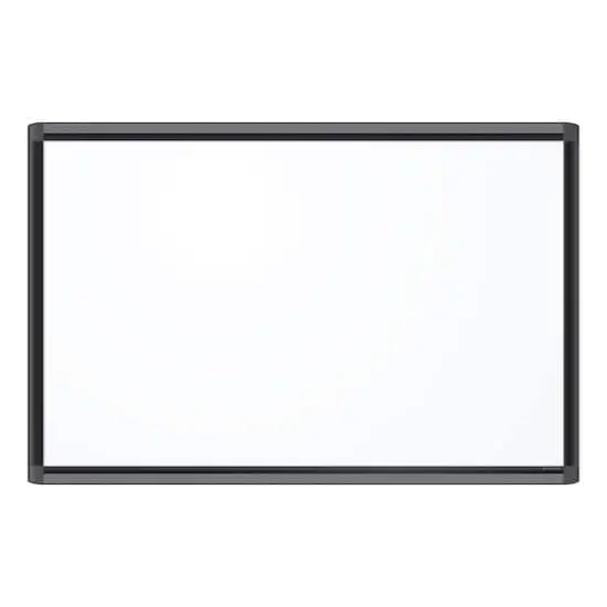 U Brands PINIT Black 36" x 24" Aluminum Frame Magnetic Dry Erase Board {1}