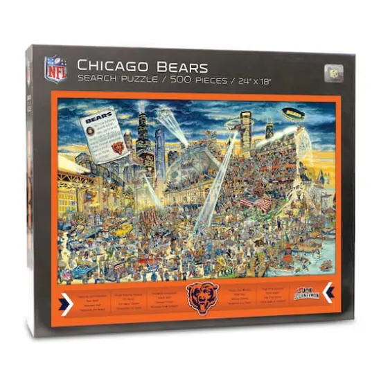 Joe Journeyman NFL 500 Piece Jigsaw Puzzle Chicago Bears {1}