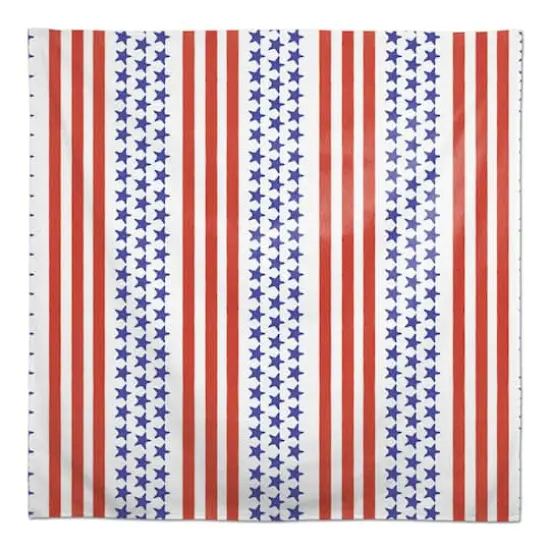Simple Stars & Stripes Tablecloth, 58" x 58" {1}