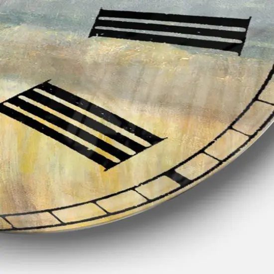 Designart 'Autumn Landscape Farmhouse Wall Clock {4}