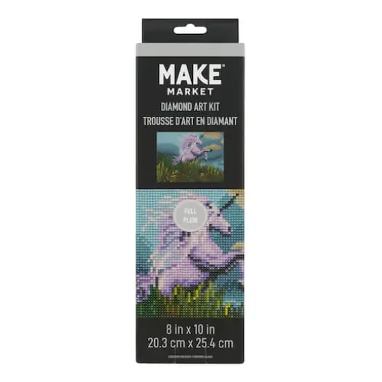 Purple Unicorn Diamond Art Kit by Make Market&reg; {7}