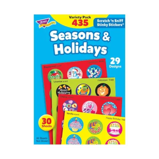 Trend Enterprises® Seasons & Holidays Scented Stickers Variety Pack {1}