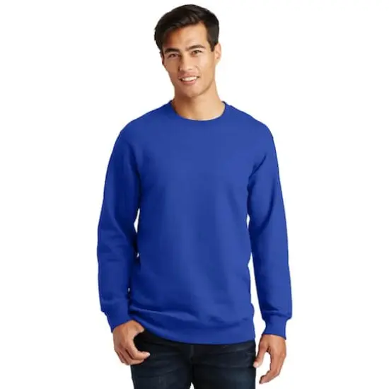 Port & Company&reg; Fan Favorite&trade; Fleece Crewneck Sweatshirt True Royal {4}