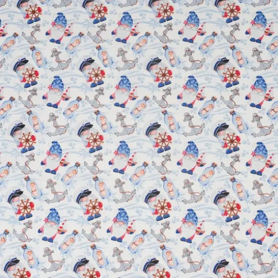 SINGER Nautical Gnomes Cotton Fabric {1}