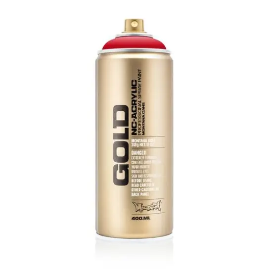 Montana&trade; Cans GOLD Shock Color Spray Paint, 400mL S3000 Shock Red {5}