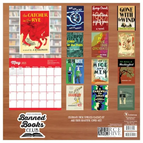 TF Publishing 2025 Banned Book Club Wall Calendar {3}