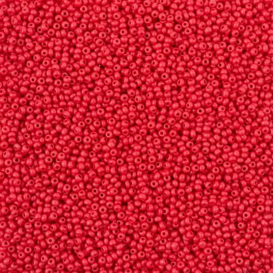 John Bead Terra Intensive 11/0 Czech Glass Seed Beads, 250g Red Matte {1}