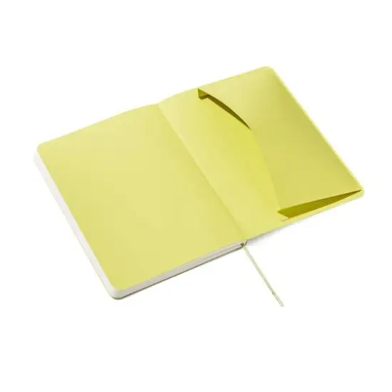 Fabrian&reg; EcoQua Plus A5 Lined Stitch-Bound Notebook Lime {7}