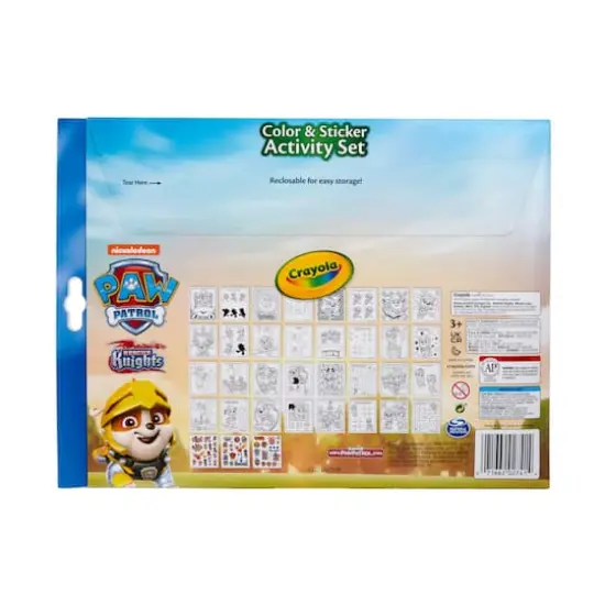 Crayola&reg; Paw Patrol&trade; Rescue Knights&trade; Color & Sticker Activity Set {7}