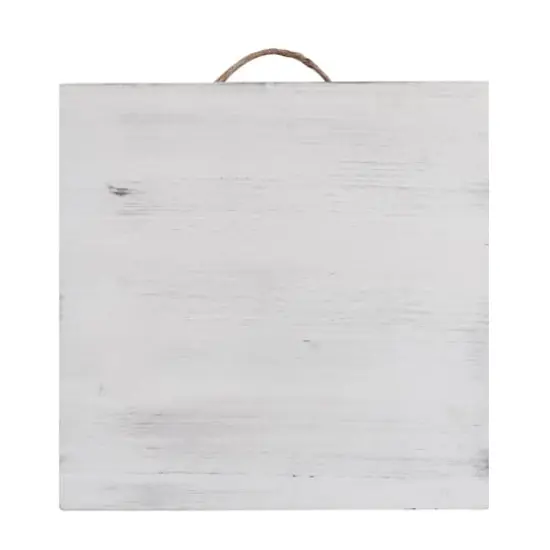 10" x 10" Whitewashed Wood Square Plaques by Make Market&reg;, 2ct. {1}