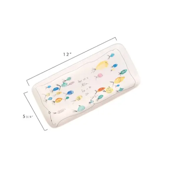 Hello Honey&reg; Fish in the Sea Stoneware Rectangular Plate & Bowl Set {6}