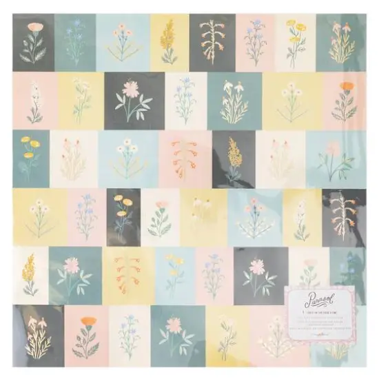 Maggie Holmes Perforated Cardstock With Gold Foil Accents Parasol Specialty Paper, 12" x 12" {1}