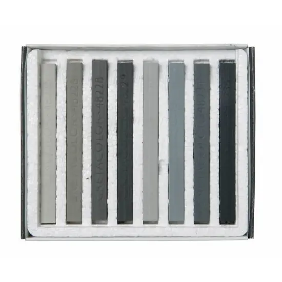 Cretacolor&reg; 8 Color Gray Hard Pastel Set {1}