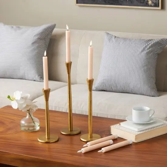 8" Flameless Wax Candles with Remote Control, 6ct. Pink {10}