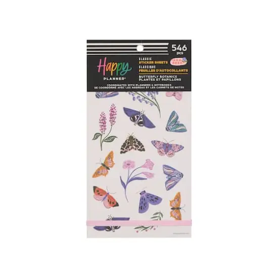 The Classic Happy Planner&reg; Butterfly Botanics Sticker Book {1}