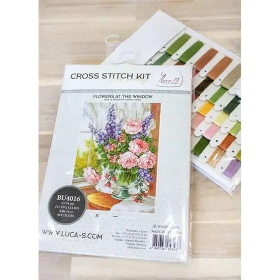 Luca-s Flowers At The Window Counted Cross Stitch Kit {9}
