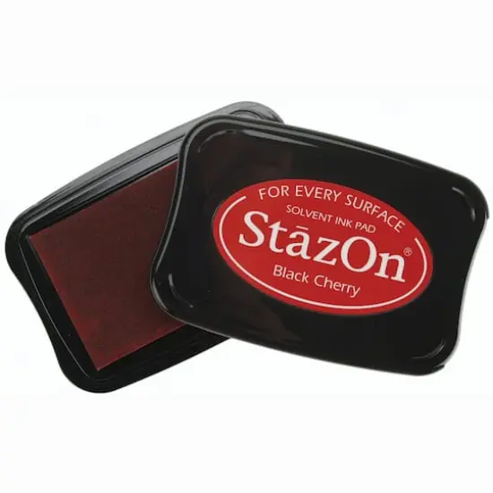 StazOn&reg; Solvent Ink Pad Black Cherry {1}