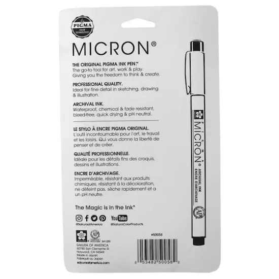 Pigma&reg; Micron&reg; Fine Line 6 Pen Set {3}
