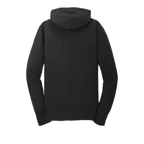 Port & Company® Ladies Core Fleece Full-Zip Hooded Sweatshirt Jet Black {4}