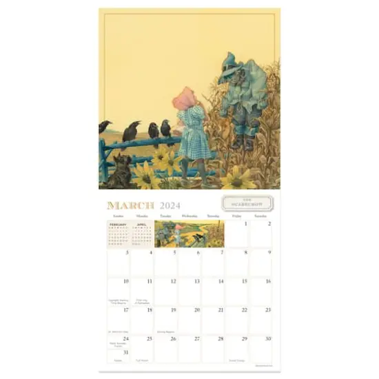 TF Publishing 2024 Wizard of Oz Mini Calendar {4}