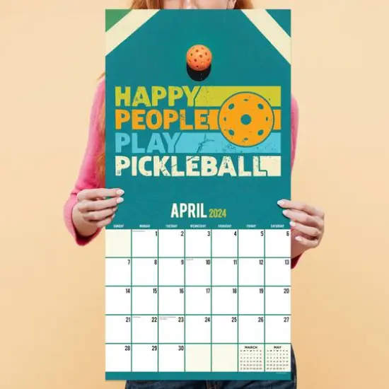 TF Publishing 2024 Pickleball is Life Wall Calendar {6}