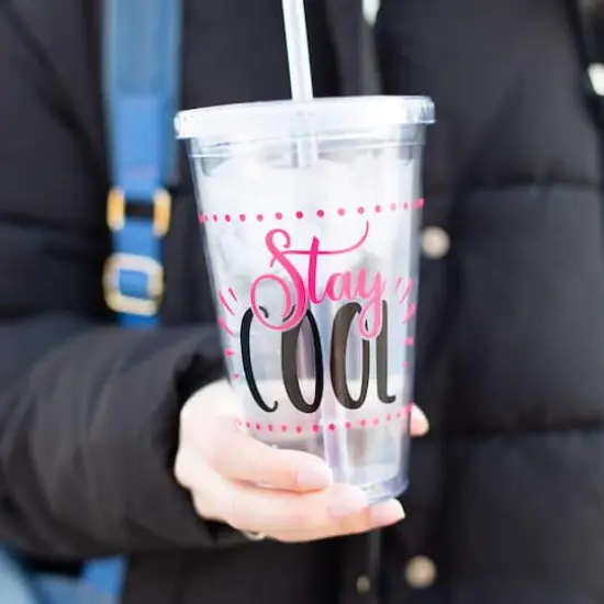 Permanent Adhesive Vinyl for Silhouette&reg; Black {6}