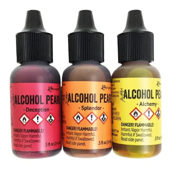 Ranger Tim Holtz&reg; Alcohol Pearl Ink Kit Deception/Splendor/Alchemy {1}