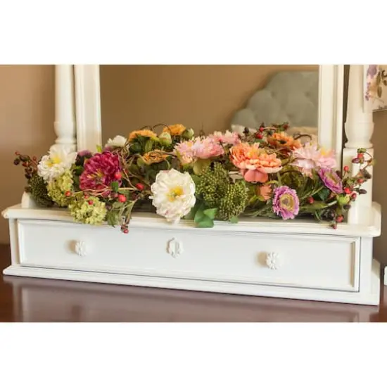 2.8ft. Mixed Peony Centerpiece Arrangement {5}