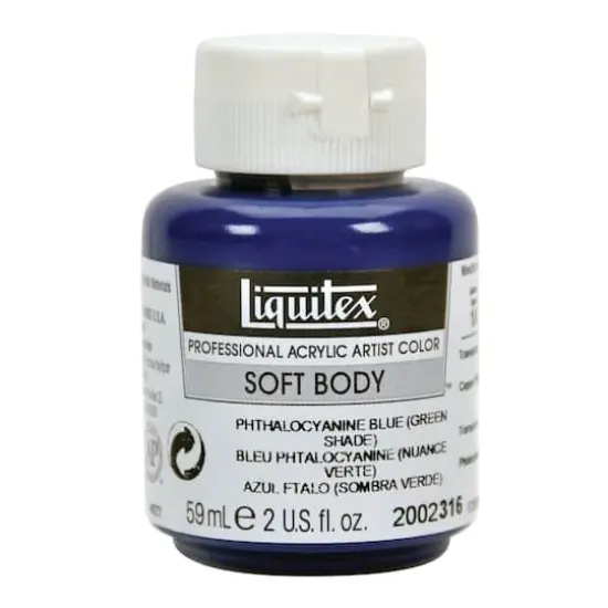 Liquitex&reg; Professional Soft Body Acrylic Jar, 2oz. Pthalo Blue {1}