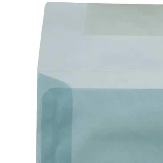 JAM Paper 8" x 8" Square Translucent Vellum Invitation Envelopes, 25ct. Ocean Blue {6}