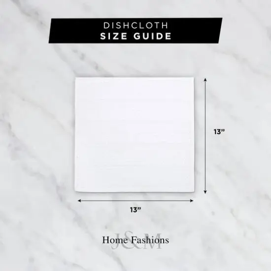 DII&reg; J&M Mocha Ribbed Terry Dishtowel & Dishcloth Set {6}